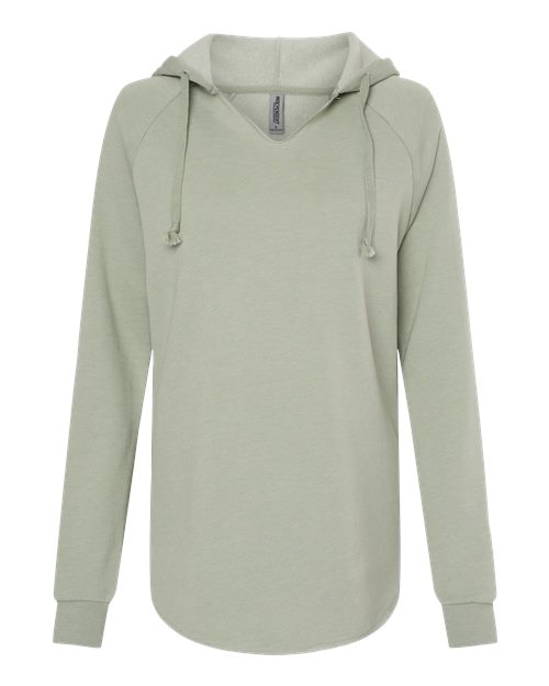 Women's Lightweight California Wave Wash Hooded Sweatshirt