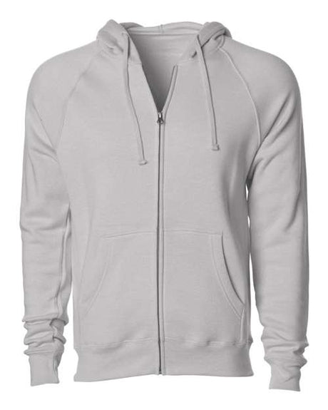 Independent Trading Co. Unisex Special Blend Raglan Full-Zip Hooded Sweatshirt