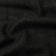Black Mohair Wool Coating Fabric - Black Wool Blend Fabric, 58/60" Width (1 Yard)