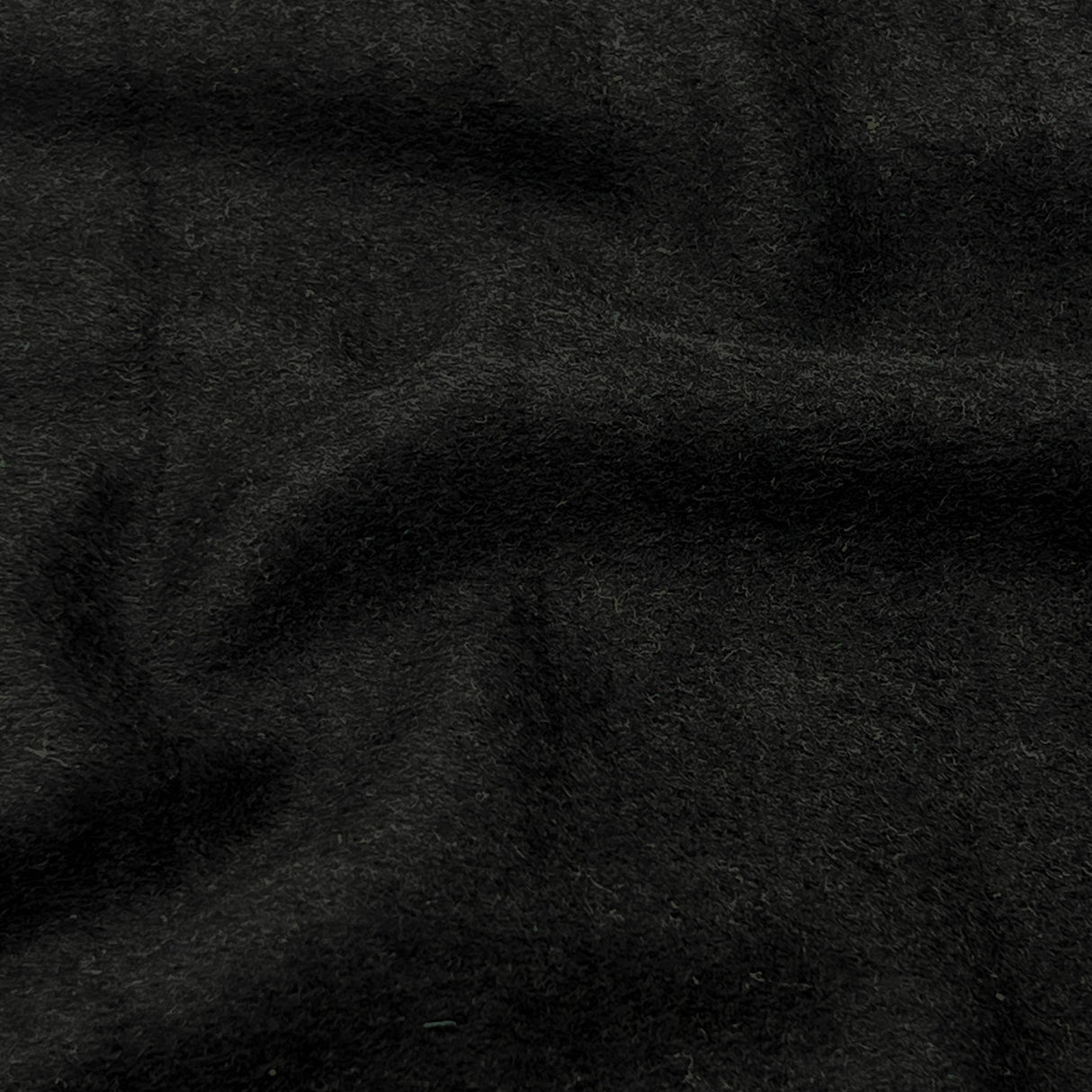 Black Mohair Wool Coating Fabric - Black Wool Blend Fabric, 58/60" Width (1 Yard)