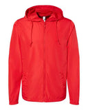 Chaqueta cortavientos ligera con cremallera completa