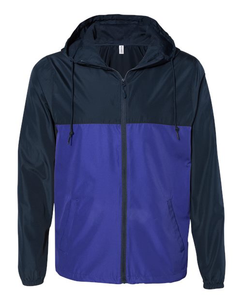 Men's Lightweight Waterproof Windbreaker Full-Zip Jacket