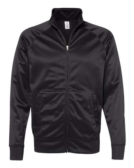 Independent Trading Co. Men's Lightweight Poly-Tech Full-Zip Track Jacket