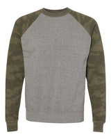 Independent Trading Co. Unisex Special Blend Raglan Crewneck Sweatshirt
