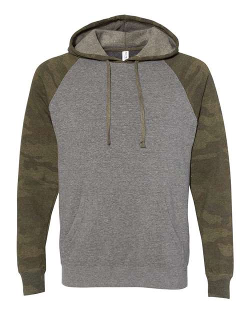 Independent Trading Co. Unisex Special Blend Raglan Hooded Sweatshirt