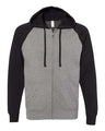Independent Trading Co. Unisex Special Blend Raglan Full-Zip Hooded Sweatshirt