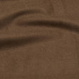 Brown Wool Cashmere Fabric - Brown Solid, 58/60" Width