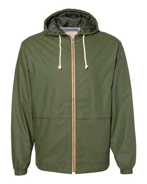 Weatherproof Unisex Vintage Hooded Rain Jacket