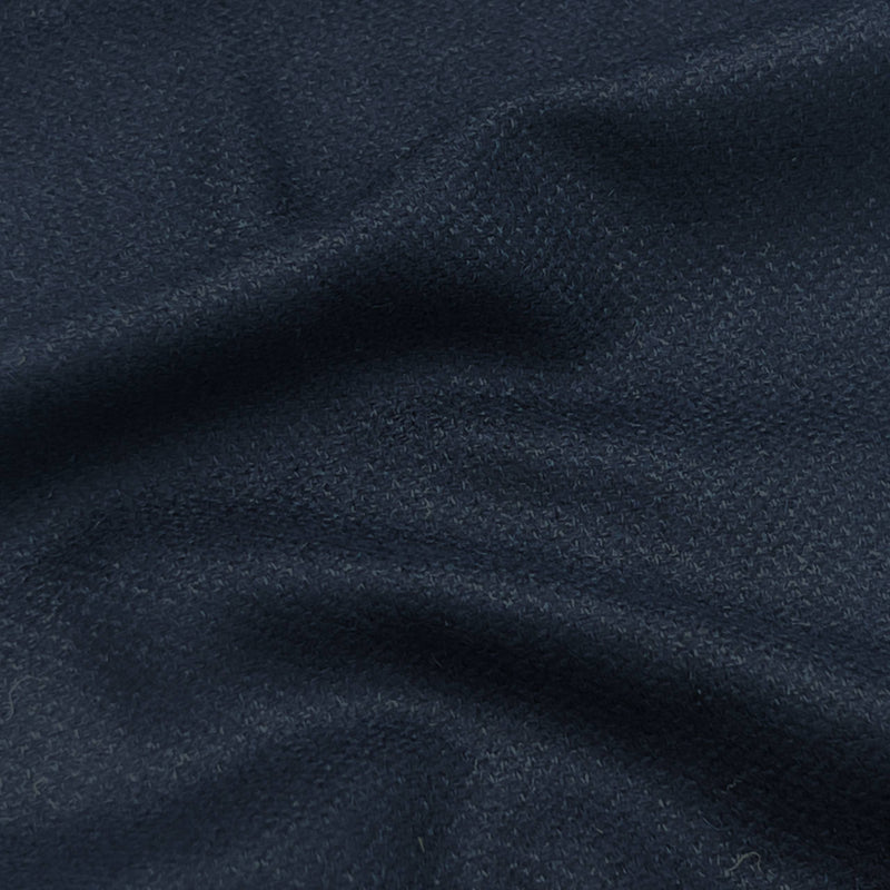 Navy Cashmere Fabric - Navy, 58/60" Width (1 Yard)