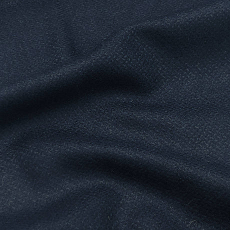 Navy Cashmere Fabric - Navy, 58/60" Width (1 Yard)