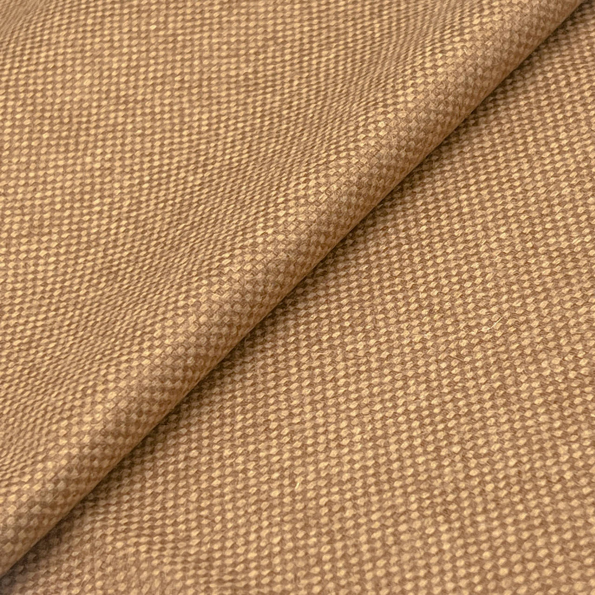 Light Brown Textured Cashmere Fabric - Light Brown Textured, 58/60" Width
