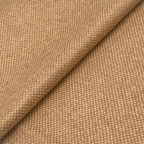Light Brown Textured Cashmere Fabric - Light Brown Textured, 58/60" Width