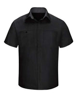 Red Kap Men's Tall Performance Plus Short Sleeve Shirt with OilBlok Technology