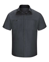 Red Kap Men's Tall Performance Plus Short Sleeve Shirt with OilBlok Technology