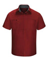 Red Kap Men's Tall Performance Plus Short Sleeve Shirt with OilBlok Technology