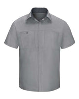 Red Kap Men's Tall Performance Plus Short Sleeve Shirt with OilBlok Technology