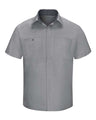 Red Kap Men's Tall Performance Plus Short Sleeve Shirt with OilBlok Technology