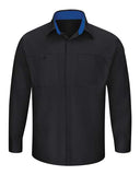 Red Kap Men's Tall Performance Plus Long Sleeve Shirt with OilBlok Technology
