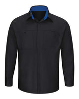 Red Kap Men's Tall Performance Plus Long Sleeve Shirt with OilBlok Technology