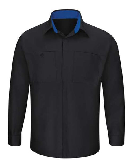 Red Kap Men's Tall Performance Plus Long Sleeve Shirt with OilBlok Technology