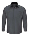 Red Kap Men's Tall Performance Plus Long Sleeve Shirt with OilBlok Technology