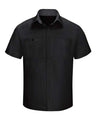 Red Kap Men's Performance Plus Short Sleeve Shirt With OilBlok Technology