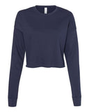 Image 1: Women's Crop Fleece Crewneck SweatshirtImage 2: Soft cropped fleece pulloverImage 3: Trendy women's crop sweatshirt styleImage 4: Blank crop crewneck for printingImage 5: Comfortable fleece casual apparelImage 6: Modern cropped sweatshirt design