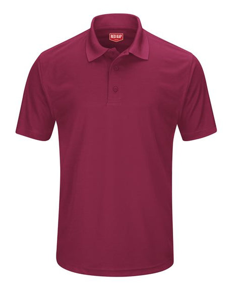 Red Kap Men's Short Sleeve Performance Knit Pocketless Core Polo