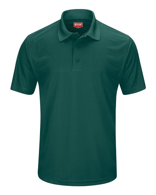 Red Kap Men's Short Sleeve Performance Knit Pocketless Core Polo