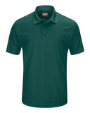 Red Kap Men's Short Sleeve Performance Knit Pocketless Core Polo