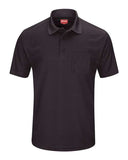 Red Kap Men's Performance Knit Pocket Polo