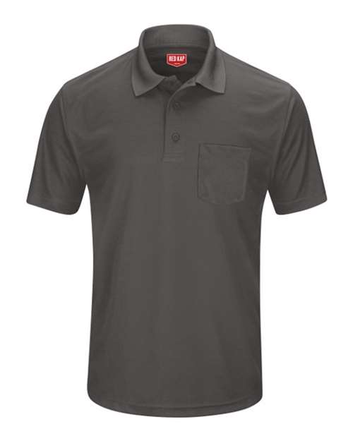 Red Kap Men's Performance Knit Pocket Polo