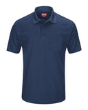 Red Kap Men's Performance Knit Pocket Polo