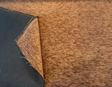 Pecan Heavy Chenille Backed Solid Upholstery Fabric - Pecan Brown, 56" Width (1 Yard)