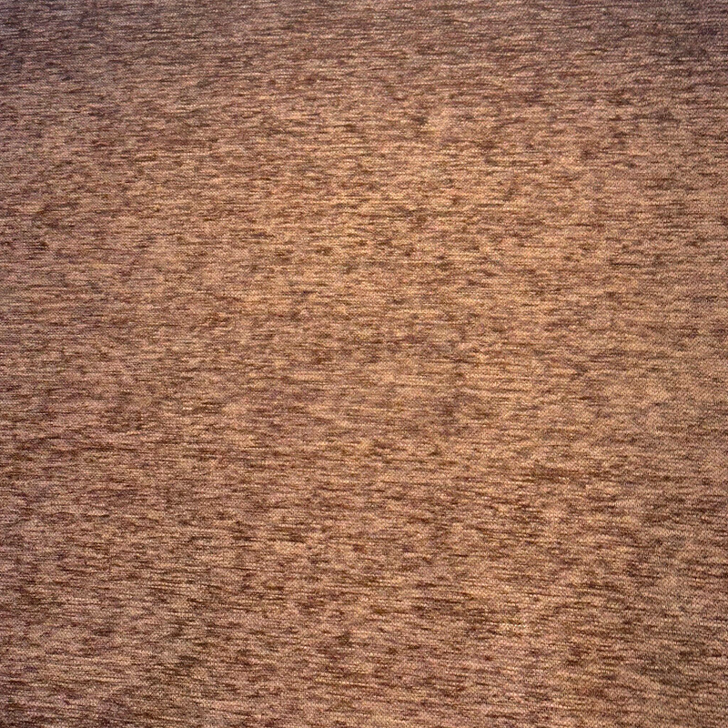 Pecan Heavy Chenille Backed Solid Upholstery Fabric - Pecan Brown, 56" Width (1 Yard)