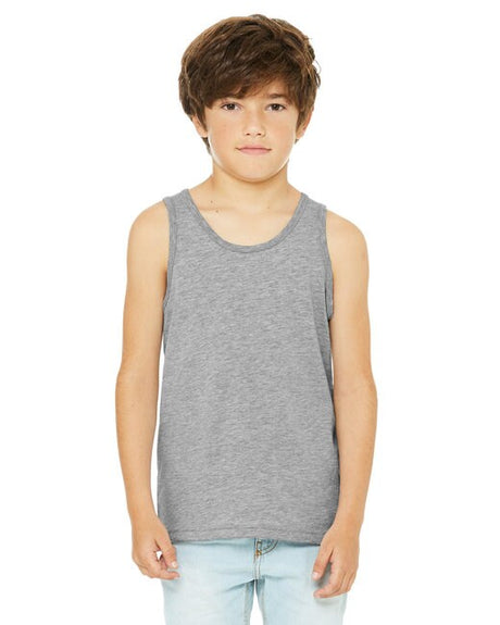 Bella + Canvas® Youth Heather CVC Tank - 3480YCVC