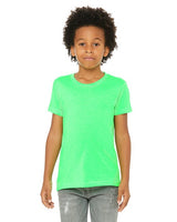 Bella + Canvas® Youth CVC Jersey Crewneck Short Sleeve T-Shirt
