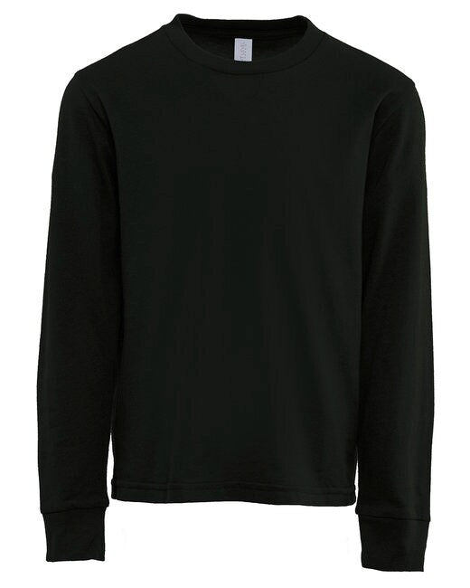 Next Level® Apparel Youth Cotton Crewneck Long Sleeve T-Shirt