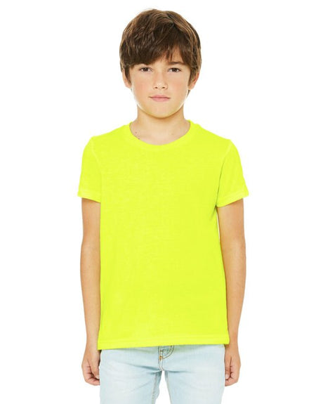 Bella + Canvas® Youth CVC Jersey Crewneck Short Sleeve T-Shirt