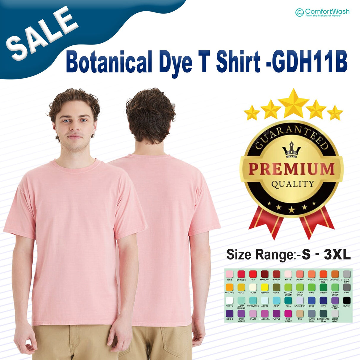 ComfortWash by Hanes® Botanical Dye T-Shirt