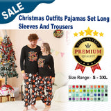 Christmas Outfits Pajamas Set Long Sleeves And Trousers