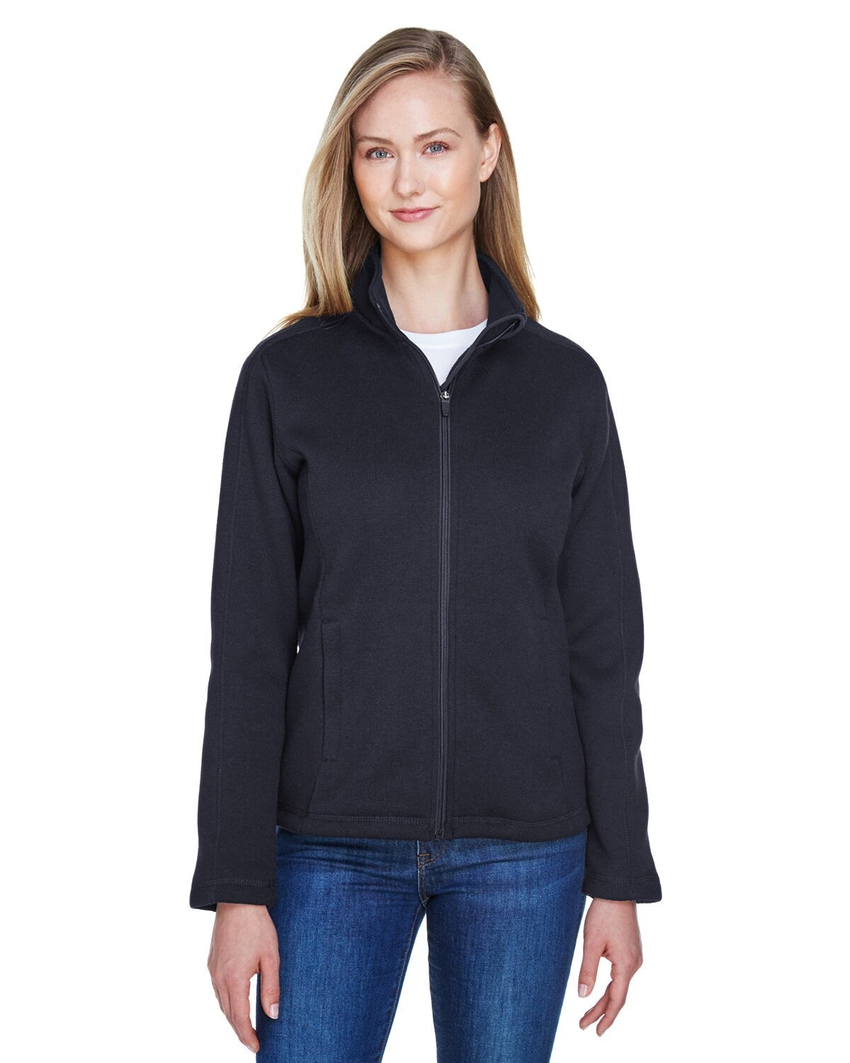 Devon & Jones® Ladies Bristol Full-Zip Sweater Fleece Jacket