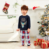 Christmas Long Sleeve Elk Loungewear Outfits Set