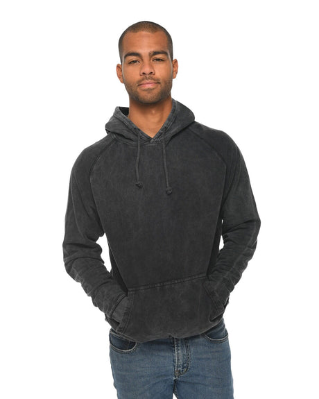 Lane Seven® Vintage Raglan Hooded Sweatshirt