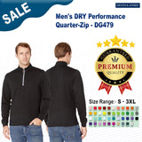 Devon & Jones® Men's DRY Performance Quarter-Zip