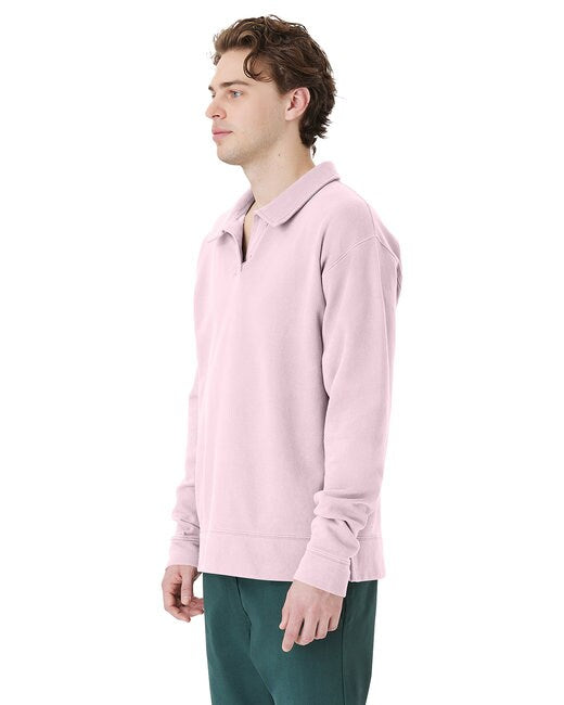 ComfortWash by Hanes® Garment Dye Polo Collar Sweatshirt - GDH490