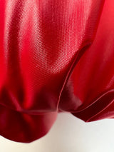 Red Polyester Woven