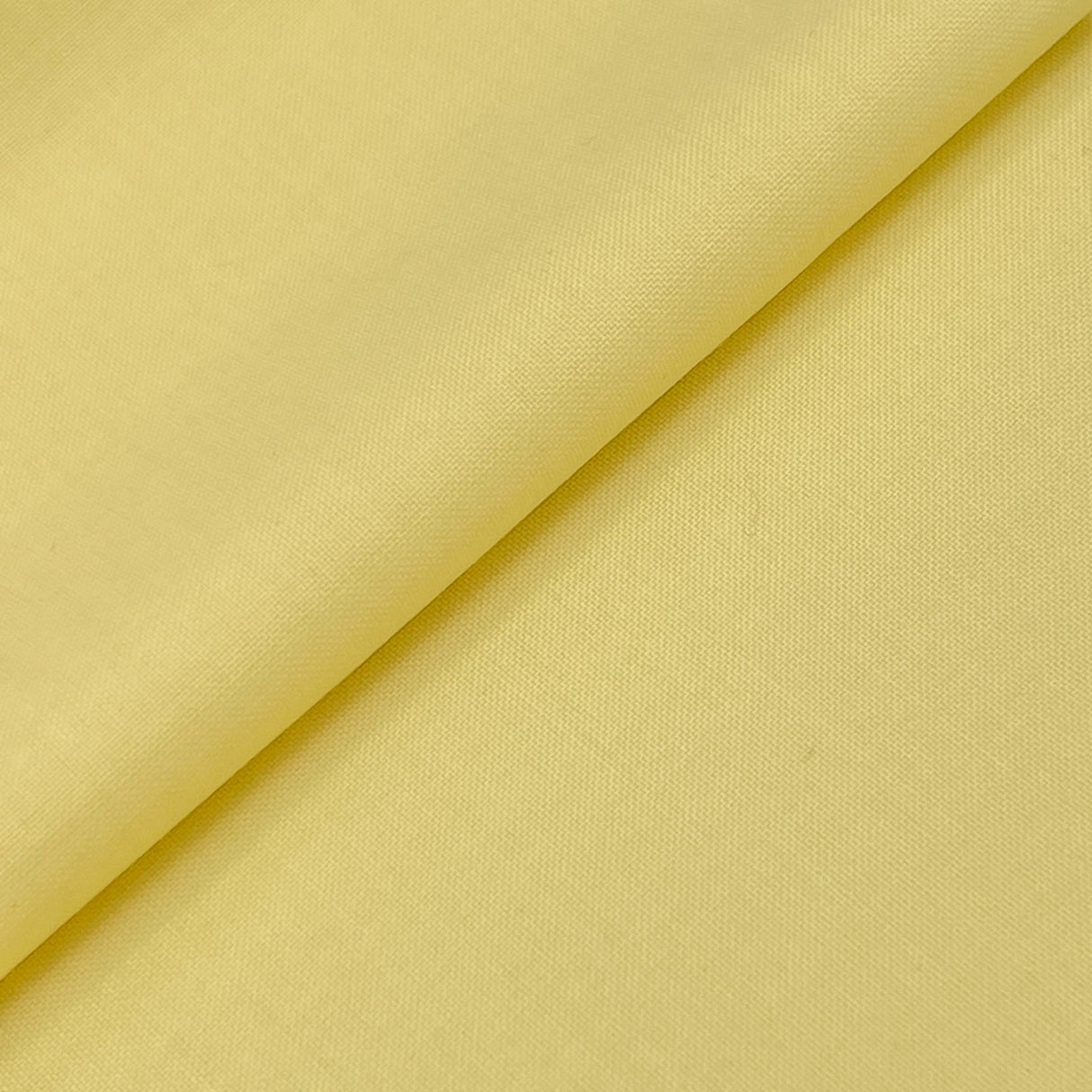 Bright Yellow Tropical Wool Blend Fabric - Machine Washable, 58/60" Width