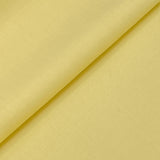 Bright Yellow Tropical Wool Blend Fabric - Machine Washable, 58/60" Width