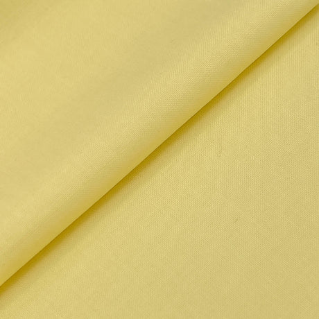 Bright Yellow Tropical Wool Blend Fabric - Machine Washable, 58/60" Width